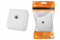 TDM Ладога роз. телеф. ОУ 1 мест. бел. (RJ11) (10!) SQ1801-0021