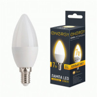 Energy лампа св/д свеча С37 E14 7W(510lm) 3000К 2К 38x100 матов (10!) 109288