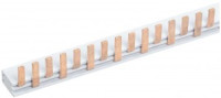 IEK шина соединительная типа PIN (штырь) 2ф. 63А 108мод. (дл.1м) YNS21-2-063-108