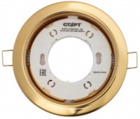 СТАРТ GX53 св-к встр. 15,5W 106x36 золото без лампы монтажное отверстие d85мм 19419