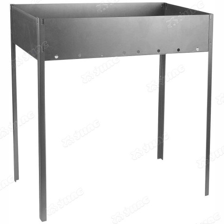 Мангал "Шашлычник" 700х300х700х0,5-0,7мм в бумаге х10