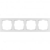 Smartbuy Нептун Рамка 4-местная пластик белая (SBE-06w-Plastic-FR-4)
