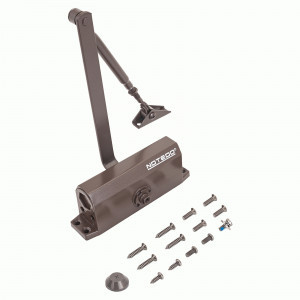 Доводчик дверной NOTEDO DC-070 BROWN до 70 кг корич. (10)