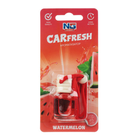 NEW GALAXY Ароматизатор подвесной Carfresh, 7 мл, бабл гам, арбуз,пина колада,новая машина, парфюм