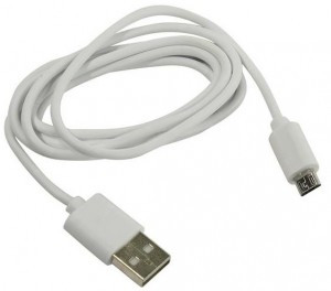 Дата-кабель USB(A)шт. - microUSBшт. Smartbuy, цветные, 1м, бел (iK-12 white)/100