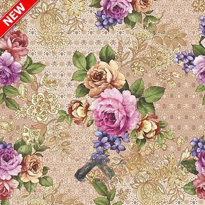 Клеенка 140*20 ДЕКОРАМА 230А (букет,кружево)ТУРЦИЯ