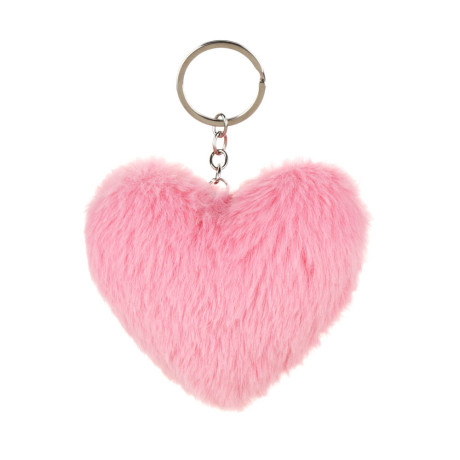 Брелок мягкий в виде сердца, 8,5x8 см, 4 цвета