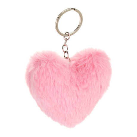 Брелок мягкий в виде сердца, 8,5x8 см, 4 цвета