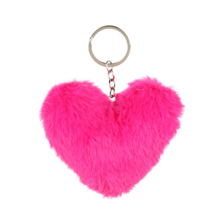 Брелок мягкий в виде сердца, 8,5x8 см, 4 цвета