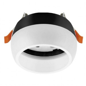 Ecola GX53SP 5374 св-к встраив. СПОТ с матовым сводом Черный 90x52 SR537BECB (10!)