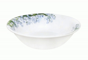 Салатник Ландыши 16,5см, 550мл стеклокерамика (кратность 6шт!!!) МФК NRW65T/6