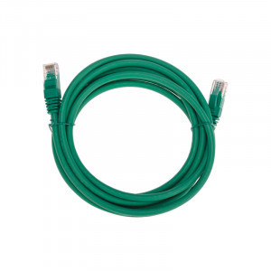 REXANT коммутац. шнур (патч-корд) U/UTP, cat6, 3м, литой, RJ45-RJ45, LSZH, зеленый, 02-0296-3