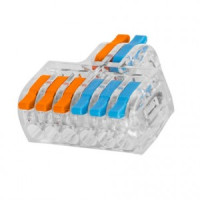 TDM клемма СМК разветв. с рычагом СКР-626 2х(1вх/3вых) 2,5(4)мм2 32А (уп40шт цена за шт) SQ0527-0404