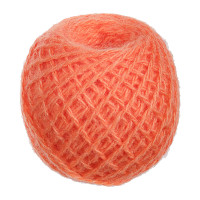 Пряжа в клубках акрил 100м/40-42 гр, цвет оранжевый