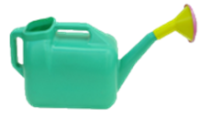 Лейка пластмассовая с рассеивателем 6.5л