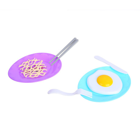 ИГРОЛЕНД Набор игровой, посудка с продуктами, PP, картон, 19х7х31 см