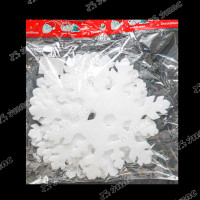 Подвеска-украшение G016 Снежинки 6шт14см (материал:пенополиэтилен) (500)