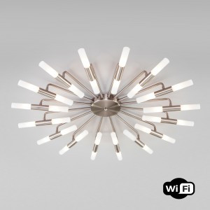 Bogate's Люстра G4 32x3W 850x88 металл белый/никель Bastone 348 a054002