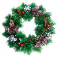 Венок Новогодний SYCB17-197 38 см Волшебная страна