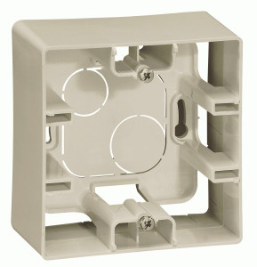 IEK ETIKA коробка 1 мест. для наружного монтажа сл. кость 672520