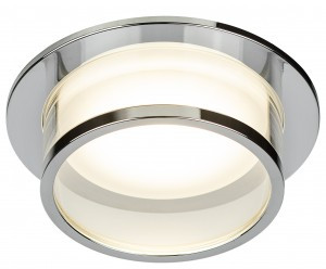 ЭРА св-к встр под лампу DK99 CH MR16 GU5.3 хром (75)92х50 58394