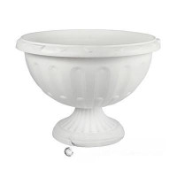 Горшок ДЖУЛИЯ 8л на ножке БЕЛ БШ1389 (15)