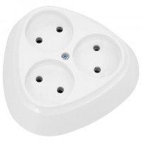 Bylectrica ПРАЛЕСКА роз. ОУ 3 мест. (треугольная), белый (РА16-111)