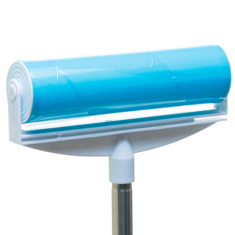 Швабра-ролик NA2526 100 см силиконовая многоразовая с телескопической ручкой