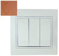 Lezard Мира выкл. СУ 3 кл. 10А сосна (корпус PC) 701-0801-109