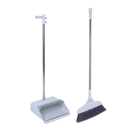 VETTA Набор с длинной ручкой щётка + совок, полипропилен, щётка: 101,5х31, совок: 87х28,5 см