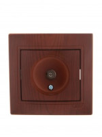 Lezard Мира роз. TV СУ 1 мест. вишневый (RG6, оконечн.) (корпус PC) 701-0601-130