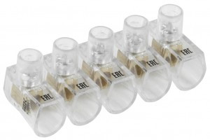 IEK зажим винтовой  концевой изолированный КЗВИ 2,5мм2 (5x1)