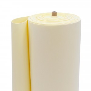 Uniel фоамиран для творчества зефирный, ваниль 50м 2мм 100см VR-PE7 20T20/R100/PWF018 L050M