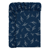 PROVANCE Нэви Простыня на резинке 180х200х20см, 100% хлопок, бязь, синий