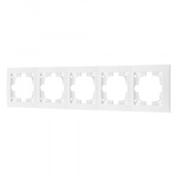 Bylectrica УЮТ рамка 5 мест. белая ЮЛИГ.735212.283