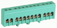 ЭРА шина PE земля ШНИ-6х9-12-Д-Зеленый 12 отв. в изол. корпусе на DIN-рейку (10шт, цена за шт) 62971