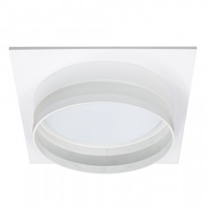 Feron cв-к встр. GX70 IP20 белый квадрат 140х55 DL703 LUNA 51099