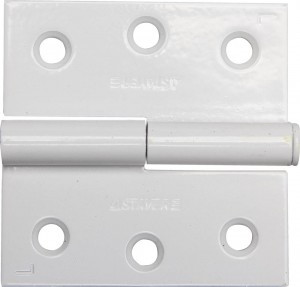 Петля дверная STAYER "MASTER" разъемная, цвет белый, левая, 75мм