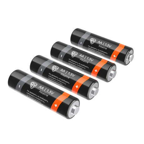 BY Батарейки AA (LR06) 2шт в блистере, щелочные 1.5V, высокой ёмкости