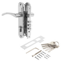 Замок врез 1023/60-СR AVERS (хром) с ручками (3 ригеля)  \20