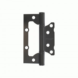 Петля накладная СТАНДАРТ 100х63х2мм 2BB BL мат.черный без врезки 1 шт (100,20)