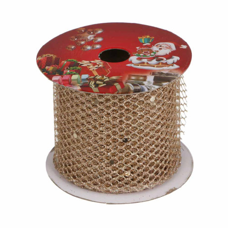 Лента, 6,3 см x 2,7 м, полиэстер, арт.1, микс 12 шт.