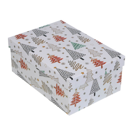 Набор подарочных коробок тм СНОУ БУМ, 3 размера 23x16x9,5см, 21x14x8см, 19x12x6,5см, картон, 3 диз.