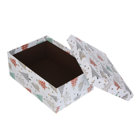 Набор подарочных коробок тм СНОУ БУМ, 3 размера 23x16x9,5см, 21x14x8см, 19x12x6,5см, картон, 3 диз.