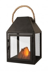 ФАЗА св-к св/д СВЕТОДИОДНЫЙ КАМИН эффект пламени (3xR03) таймер 6ч металл/стекло 240x150x150 FL-H23