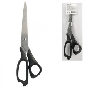 Ножницы STAFF, 210 мм, чёрные, 235460