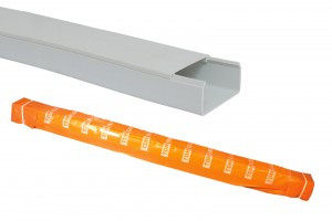 TDM кабель-канал 40х16 белый 2м (в уп. 80м, цена за 1м) (80!) SQ0402-0008
