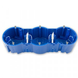 Bylectrica кор. уст. 3-х мест. с винтами для твердых стен СУ 207х66х47,4мм, армлен, КЕ-502 исп.1