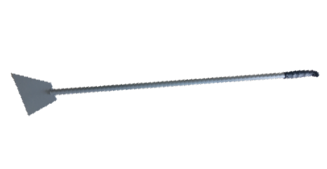 Скребок для льда с металлической ручкой 