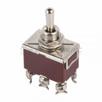 REXANT тумблер 250V 6А (6c) (ON)-OFF-(ON) двухполюсный (KN-223) цена за шт (10!),,36-4172